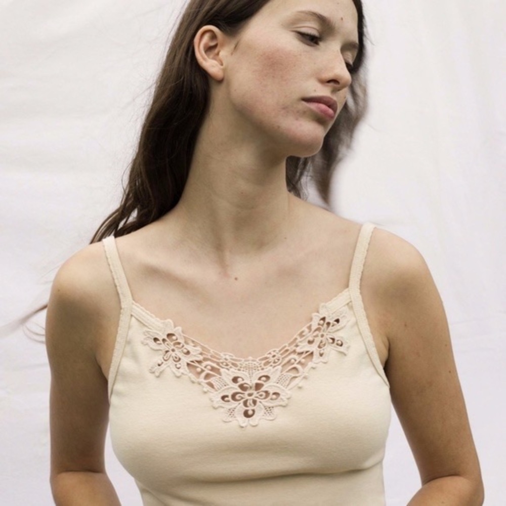 New Without Tags. Rouje Leonard tank top. Size 34/xs in nude.